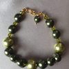 Bracelet en perles de pur cristal et cristal nacré