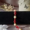 Bracelet en perles de pur cristal et cristal nacré
