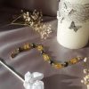 Bracelet en perles de pur cristal et cristal nacré