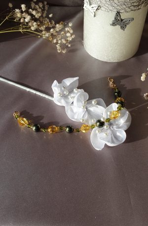 Bracelet en perles de pur cristal et cristal nacré