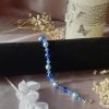 Bracelet en perles de pur cristal et cristal nacré