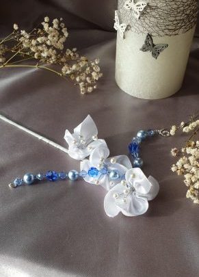 Bracelet en perles de pur cristal et cristal nacré