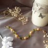 Bracelet en perles de pur cristal et cristal nacré