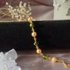 Bracelet en perles de pur cristal et cristal nacré