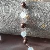 Bracelet en perles de pur cristal et cristal nacré