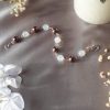 Bracelet en perles de pur cristal et cristal nacré