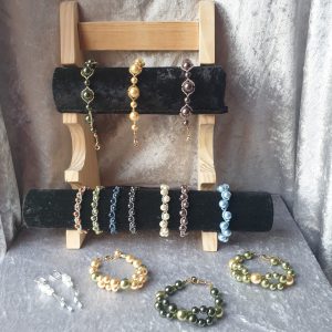 Bijoux en perles de cristal nacré