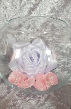 Rose en satin