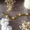 Bracelet en perles de pur cristal et cristal nacré