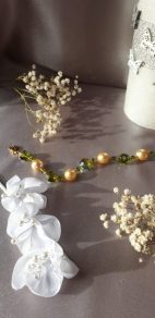 Bracelet en perles de pur cristal et cristal nacré