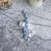 Bracelet en perles de cristal nacré et rocailles calibrées