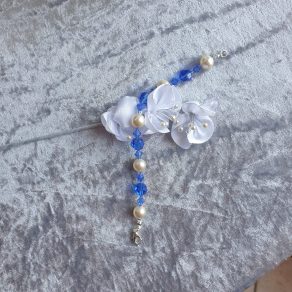Bracelet en perles de pur cristal et cristal nacré