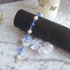 Bracelet en perles de pur cristal et cristal nacré