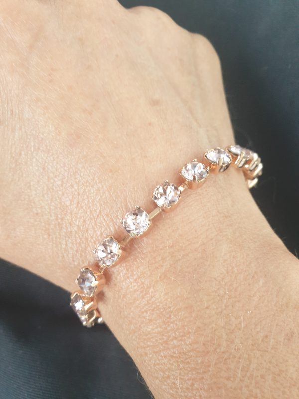 Bracelet de cristaux sertis