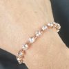 Bracelet de cristaux sertis