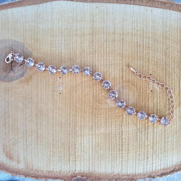 Bracelet de cristaux sertis