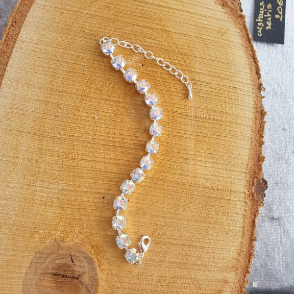 Bracelet de cristaux sertis