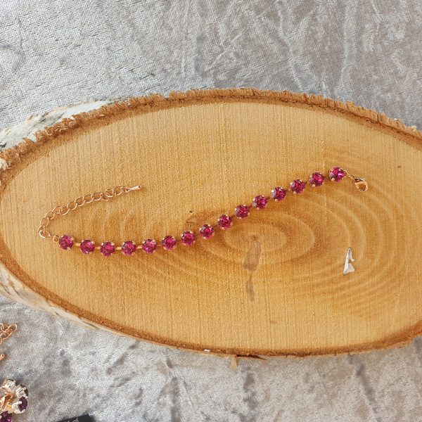 Bracelet de cristaux sertis