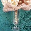 Bouquet de mariée à base de fleurs en satin