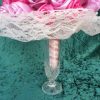 Bouquet de mariée à base de fleurs en satin