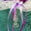 Bouquet de mariée à base de fleurs en satin