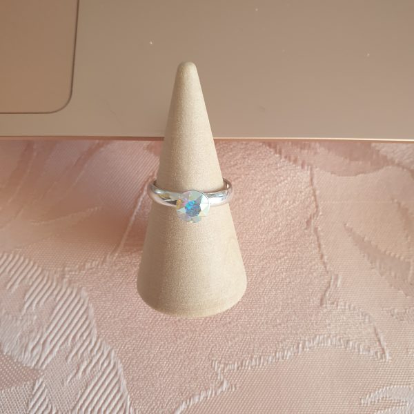Bague ajustable en cristaux