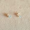Boucles d oreilles de cristaux
