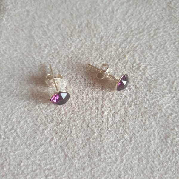 Boucles d oreilles de cristaux