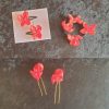 Accessoires en satin et perles