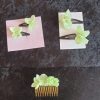 Accessoires en satin et perles