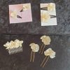 Accessoires en satin et perles