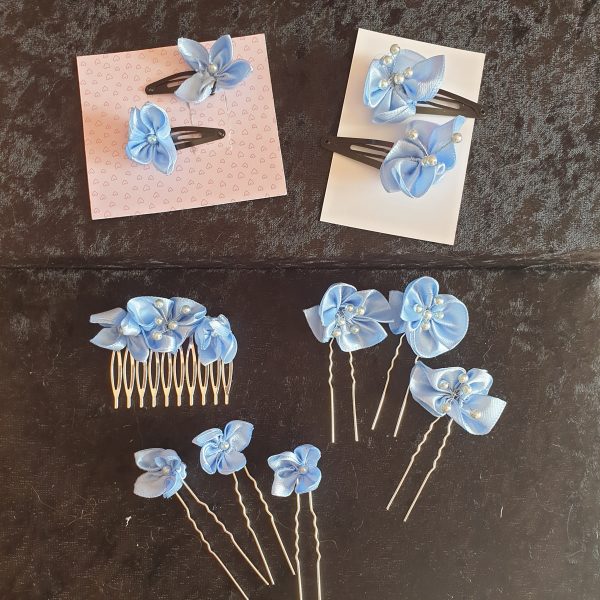 Accessoires en satin et perles