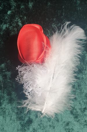 Boutonnière de mariage en satin