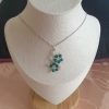 Pendentif fleurs en purs cristaux