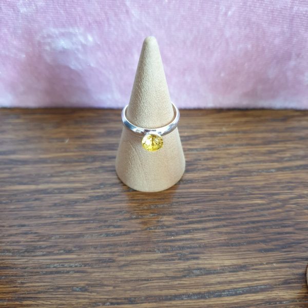 Bague ajustable en cristal