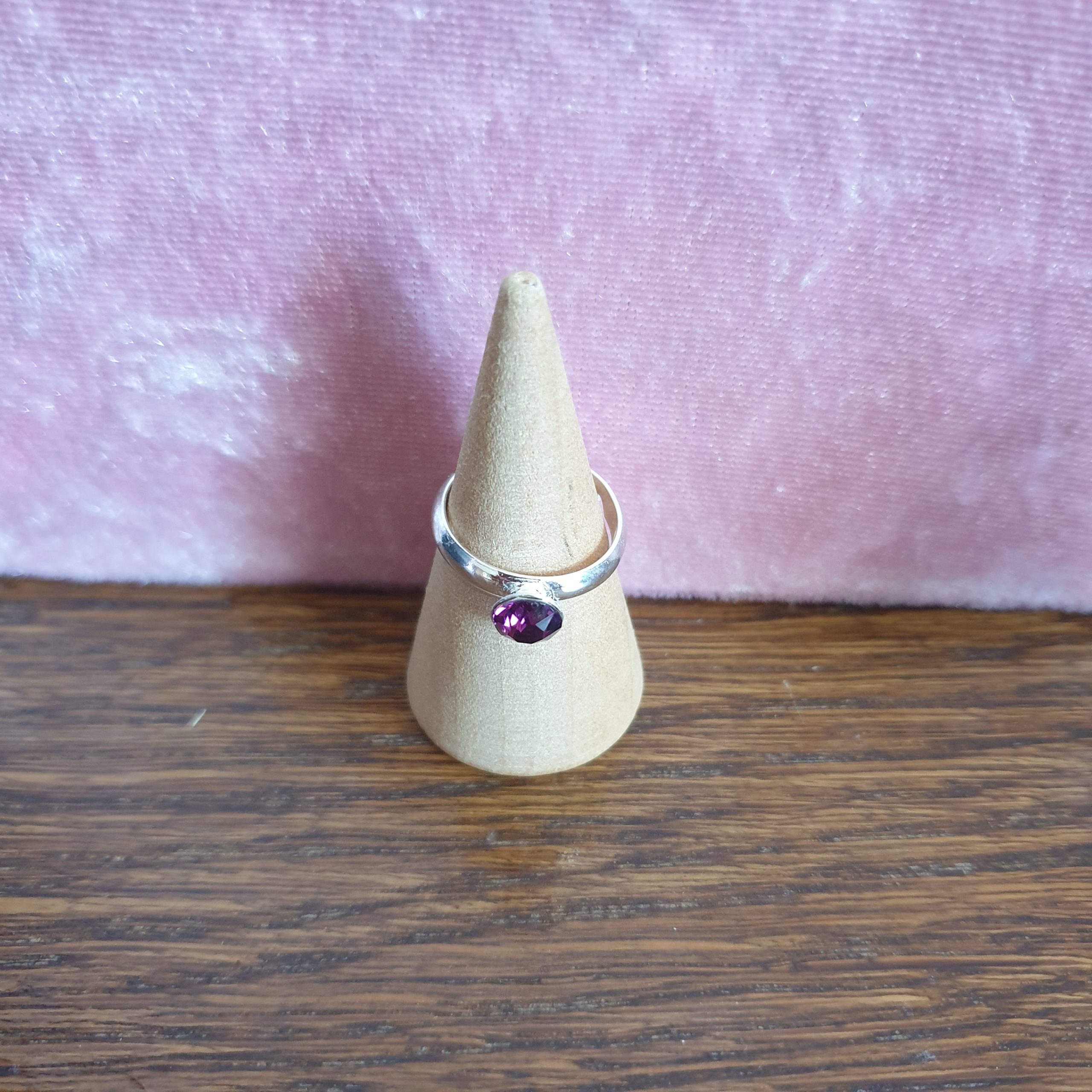 Bague ajustable en cristal