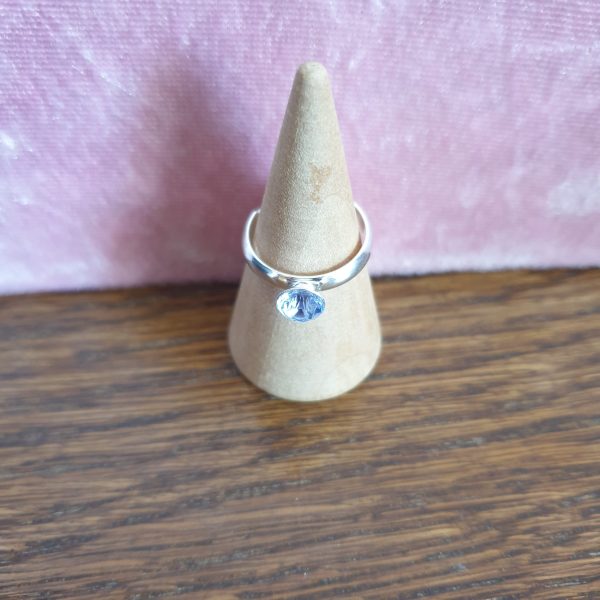 Bague ajustable en cristal
