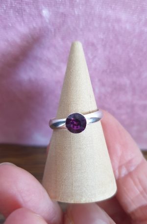 Bague ajustable en cristal