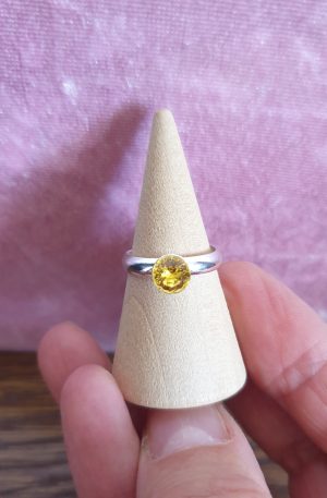 Bague ajustable en cristal