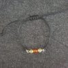 Bracelet de cristaux et coton ciré