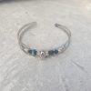 Bracelet jonc avec cristaux