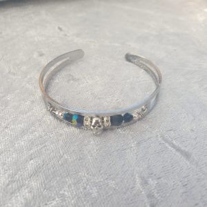 Bracelet jonc avec cristaux