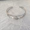 Bracelet jonc avec cristaux