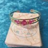 Bracelet jonc avec cristaux