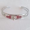 Bracelet jonc avec cristaux