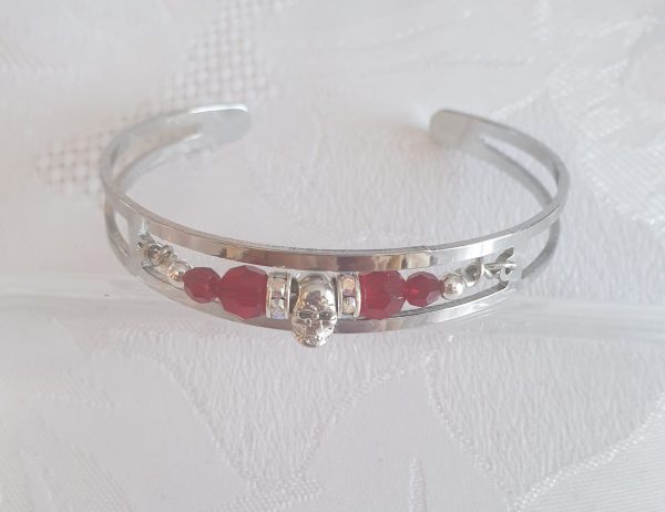 Bracelet jonc avec cristaux