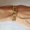 Bracelet jonc avec cristaux