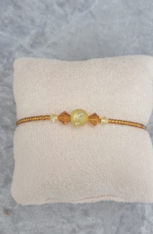 Bracelet de cristaux strass et cristaux