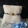 Bracelet de cristaux et coton ciré