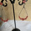 Boucles d'oreilles de cristaux